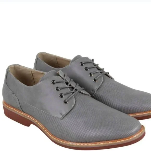 Unlisted Gray Oxford Shoes s-l400.jpg main image 3